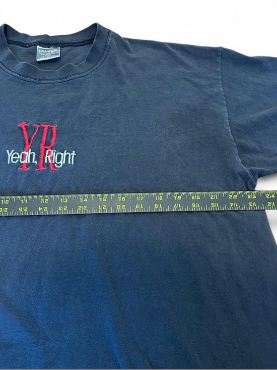 Yeah, Right Vintage Graphic Tee - Picture 4 of 4